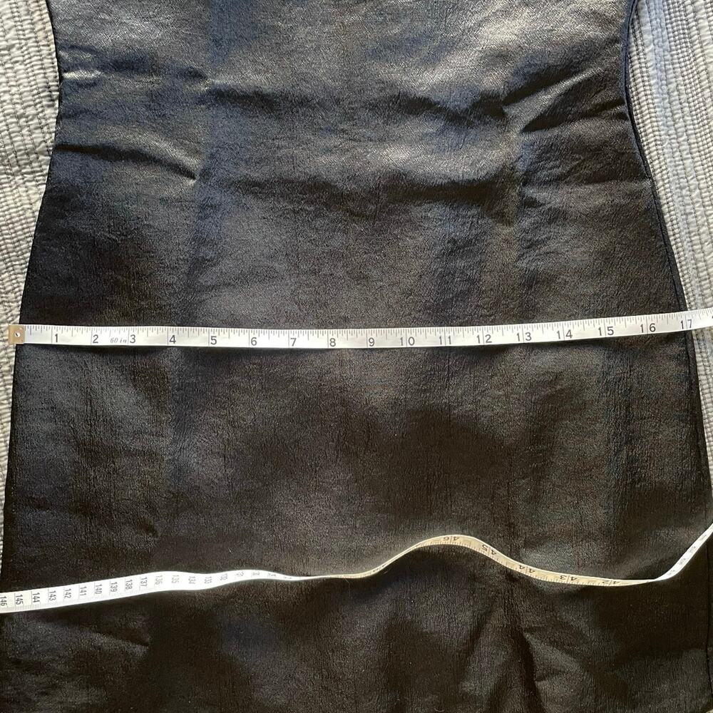 Storets Y2K Satin Cocktail Dress NYE Party Black Mini Dress Size Small - Picture 6 of 10